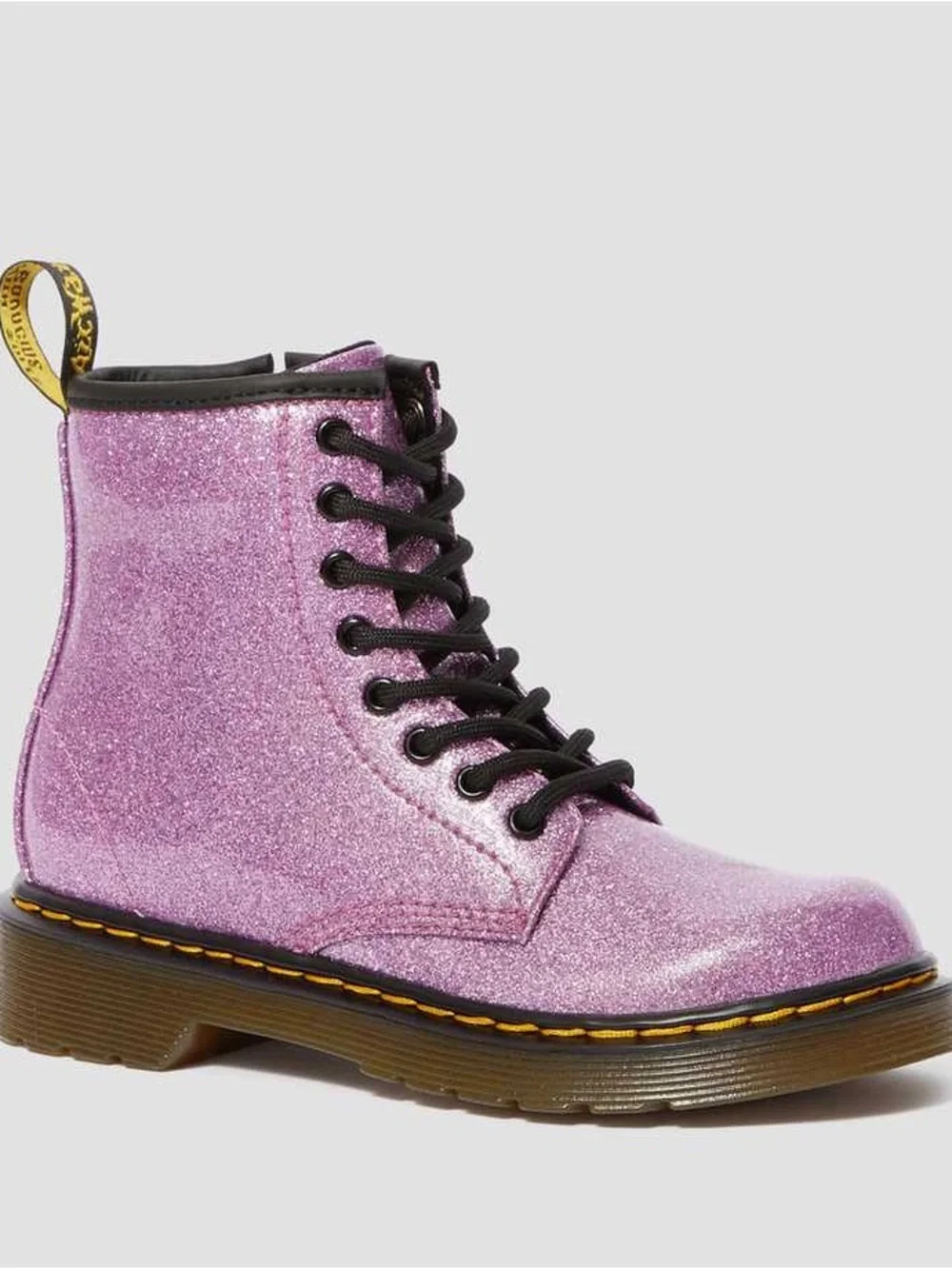 Dr. Martens Doc Martens Pink Glitter 1460 Boots 7 Girls